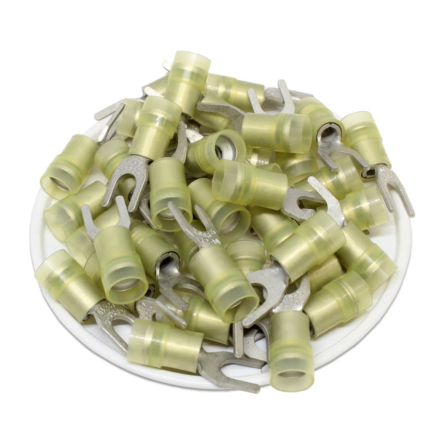 SNYD5-5 - Nylon Insulated Double Crimp Spade Terminals - 12-10 AWG - 50/pk