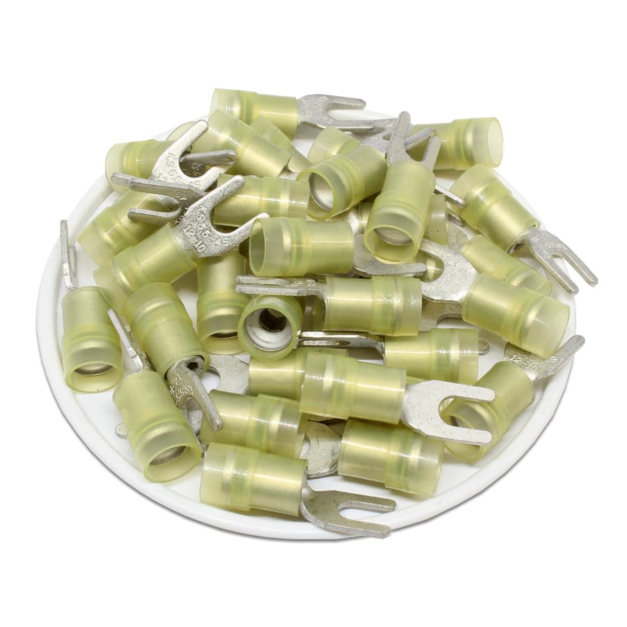 SNYDS5-4 - Nylon Insulated Double Crimp Spade Terminals - 12-10 AWG