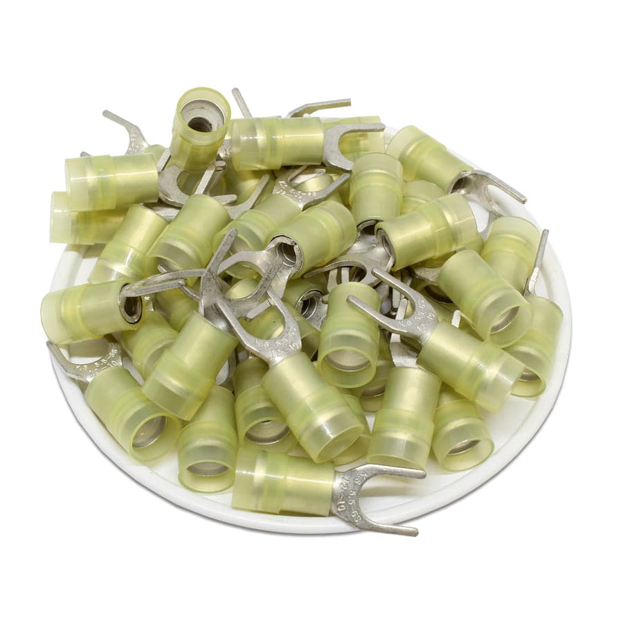 SNYDS5-6 - Nylon Insulated Double Crimp Spade Terminals - 12-10 AWG