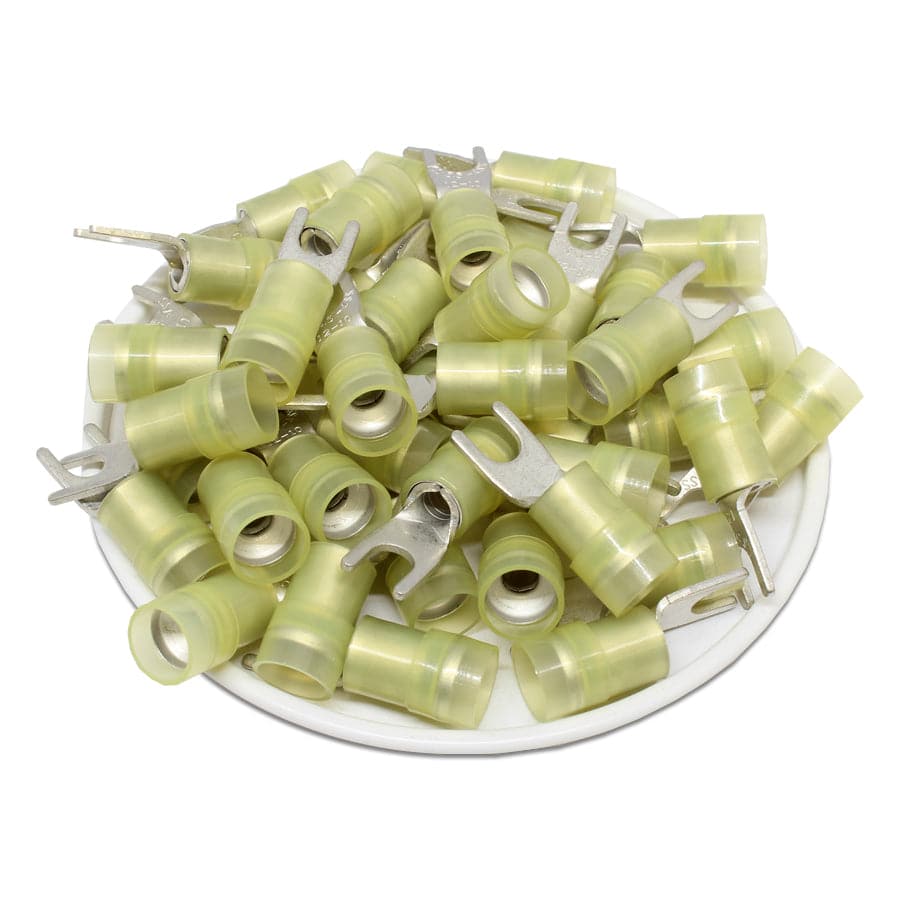 SNYDSS5-4 - Nylon Insulated Double Crimp Spade Terminals - 12-10 AWG