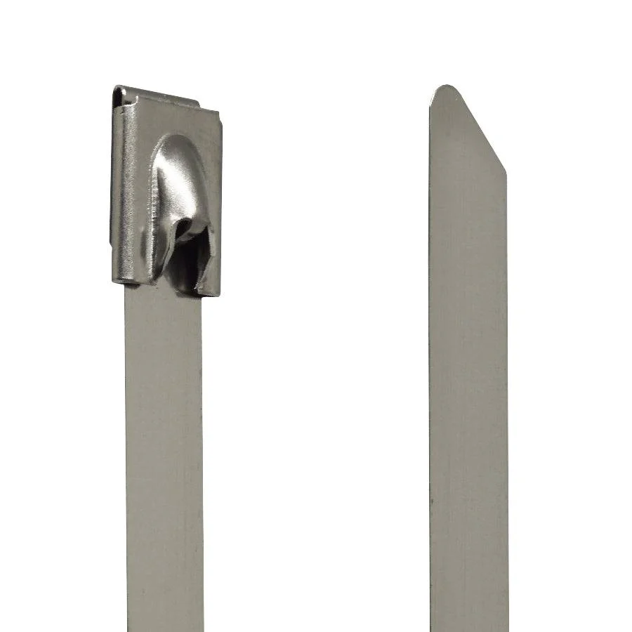 SSTH260-304 - 10" Heavy Duty Stainless Steel Cable Ties, 350lb Tensile Strength, 304 Grade, 50-Pack