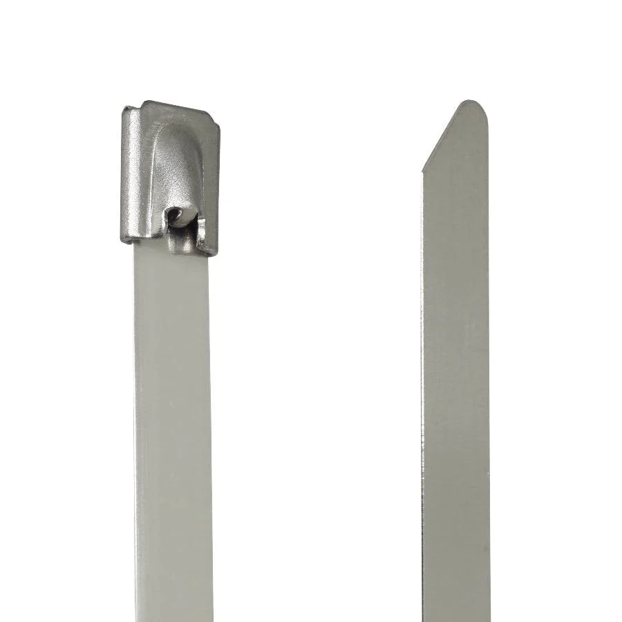 SSTH360-304 - 14" Heavy Duty Stainless Steel Cable Ties, 350lb Tensile Strength, 304 Grade, 50-Pack
