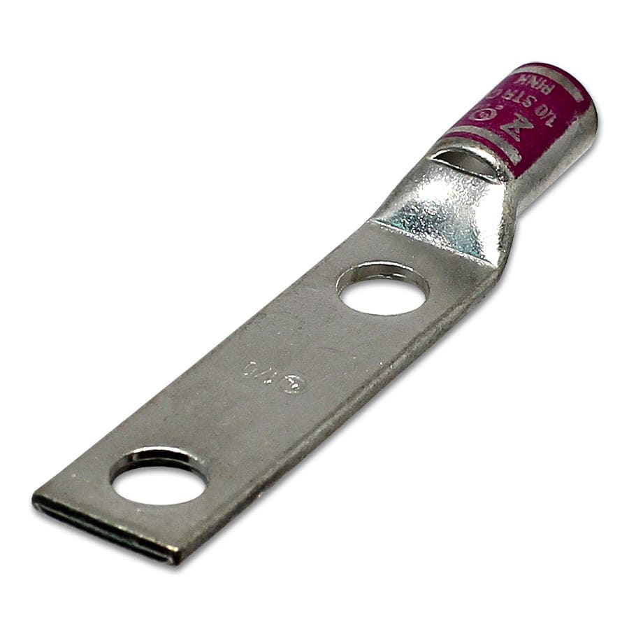 ST10038 - 1/0 AWG Compression Lug - 3/8" Stud Size, 1 Piece