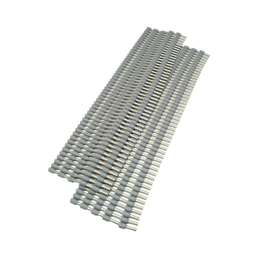 ST25008 - 14 AWG Strips of Insulated Wire Ferrules, 8mm Pin, 500 Pieces