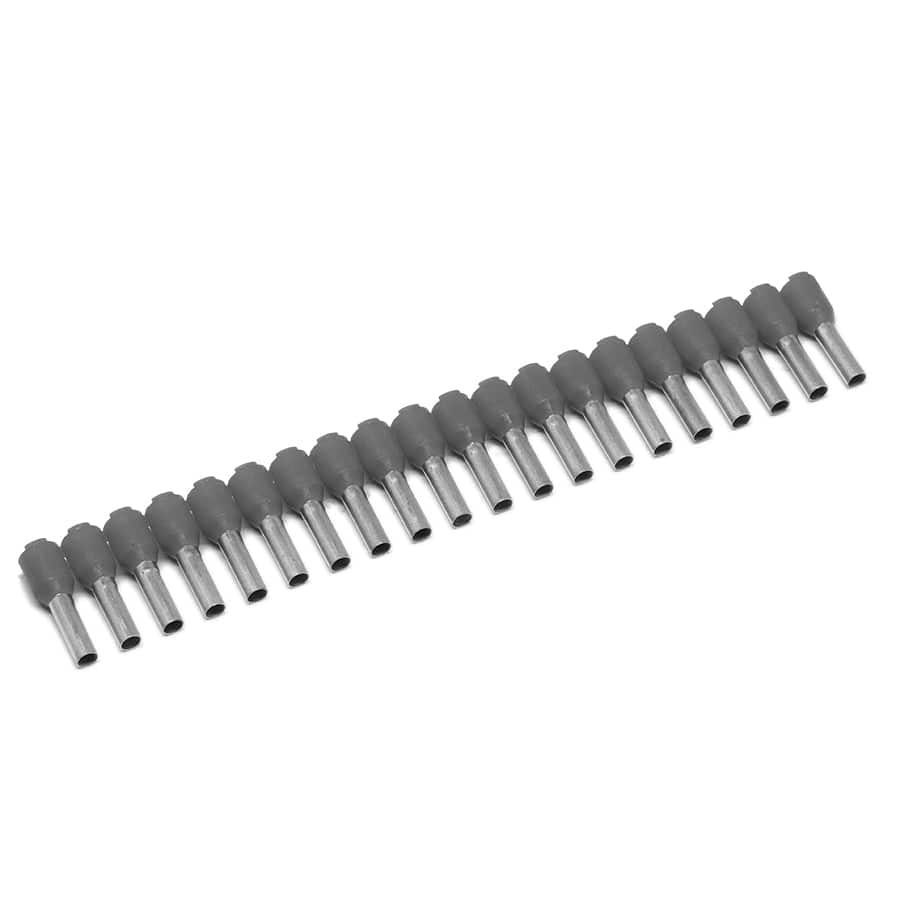 ST25008 - 14 AWG Strips of Insulated Wire Ferrules, 8mm Pin, 500 Pieces - Image 2