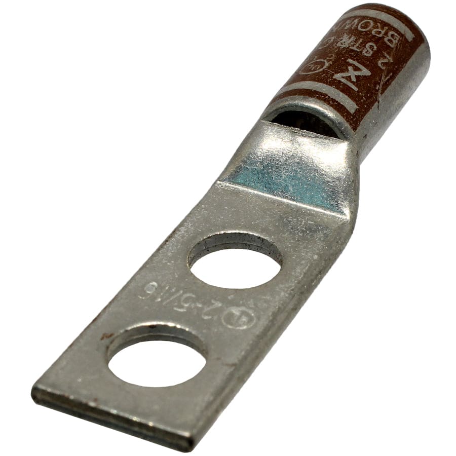 ST2516A - 2 AWG Compression Lug - 5/16" Stud Size, 1 Piece
