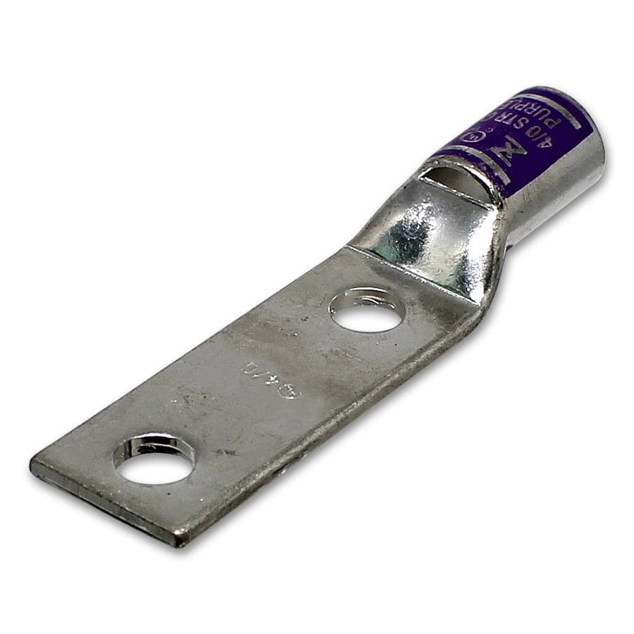 ST4038 - 4/0 AWG Compression Lug - 3/8" Stud Size, 1 Piece