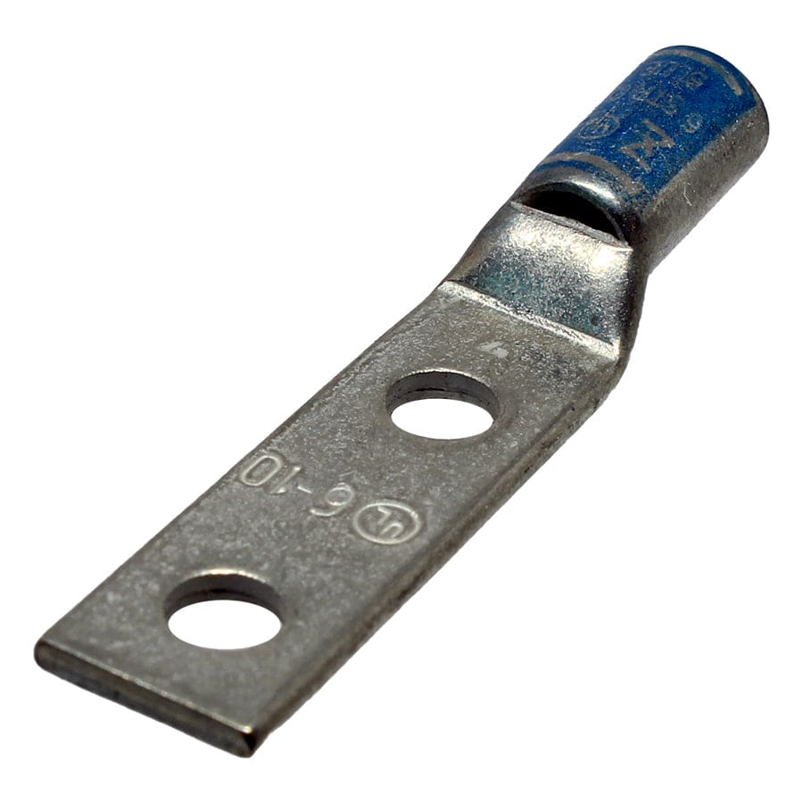 ST610B - 6 AWG Compression Lug - #10 Stud Size, 1 Piece