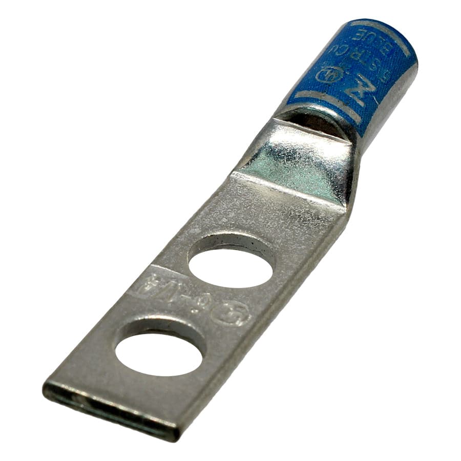 ST614A - 6 AWG Compression Lug - 1/4" Stud Size, 1 Piece
