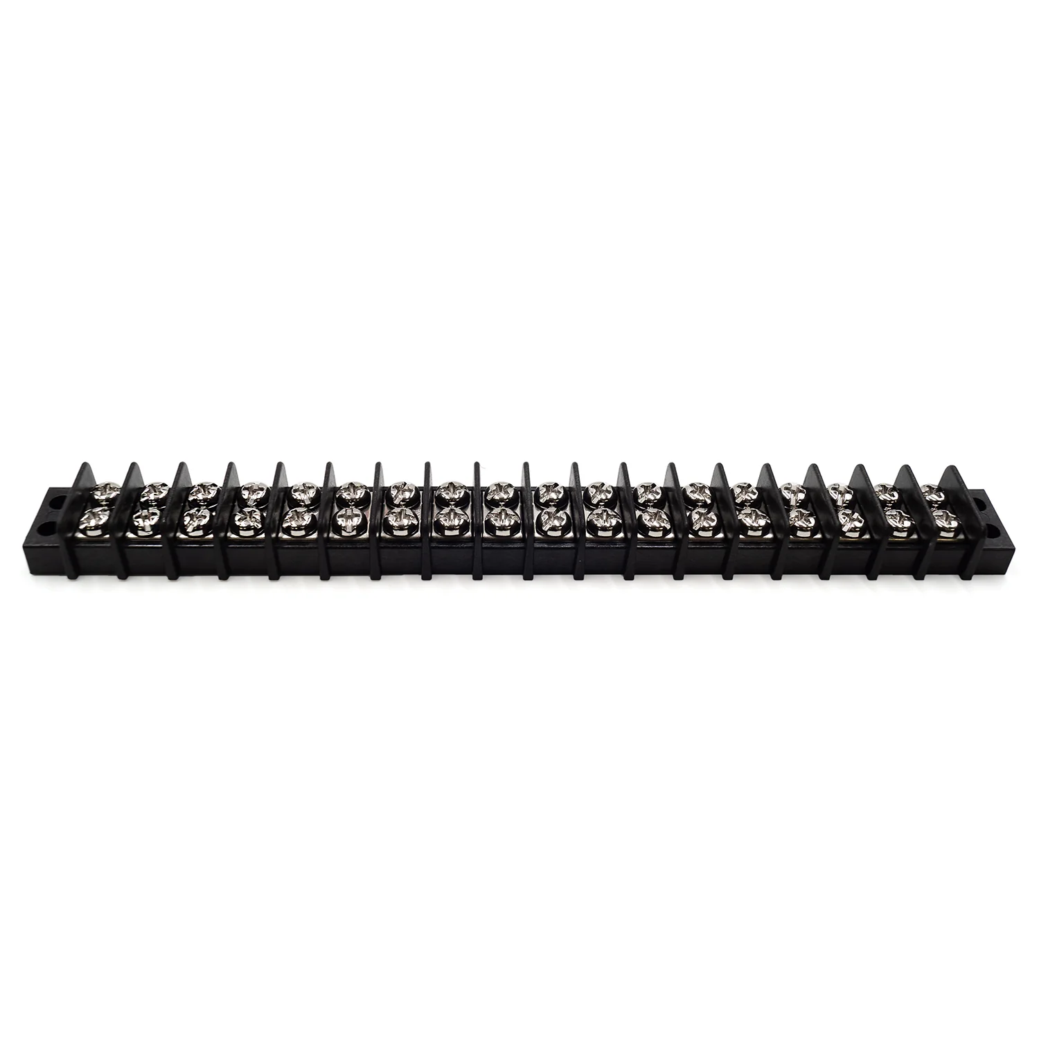 TB14-18P - Barrier Strip Terminal Block, Terminal Strip, 18 Pole, Double Row, 15A, 300V, UL Approved, 1 Piece - Image 2