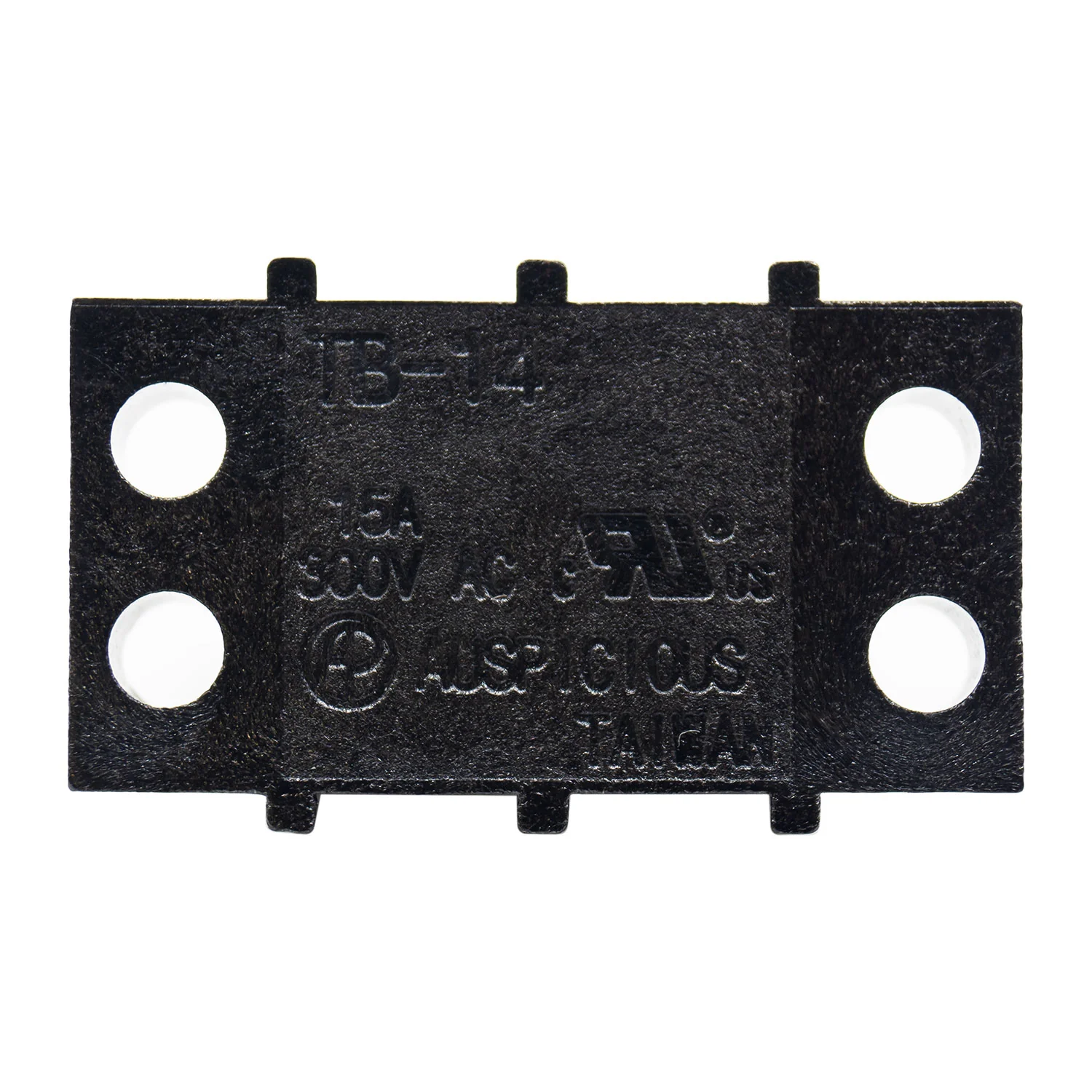 Barrier Strip Terminal Block, Terminal Strip, 2 Pole, Double Row, 15A, 300V, UL Approved - TB14-2P - Image 3