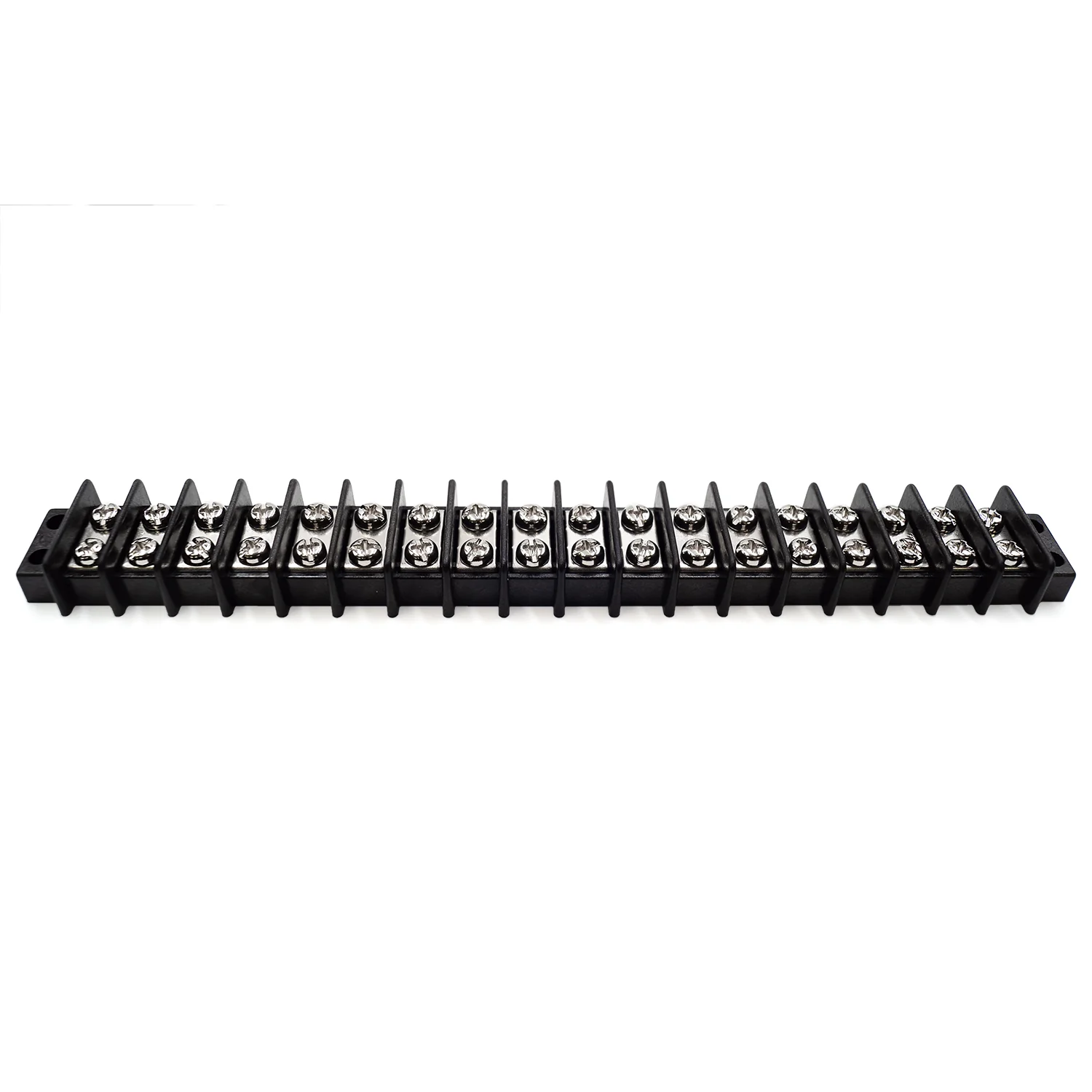 TB18-18P - Barrier Strip Terminal Block, Terminal Strip, 18 Pole, Double Row, 20A, 300V, UL Approved, 1 Piece - Image 2