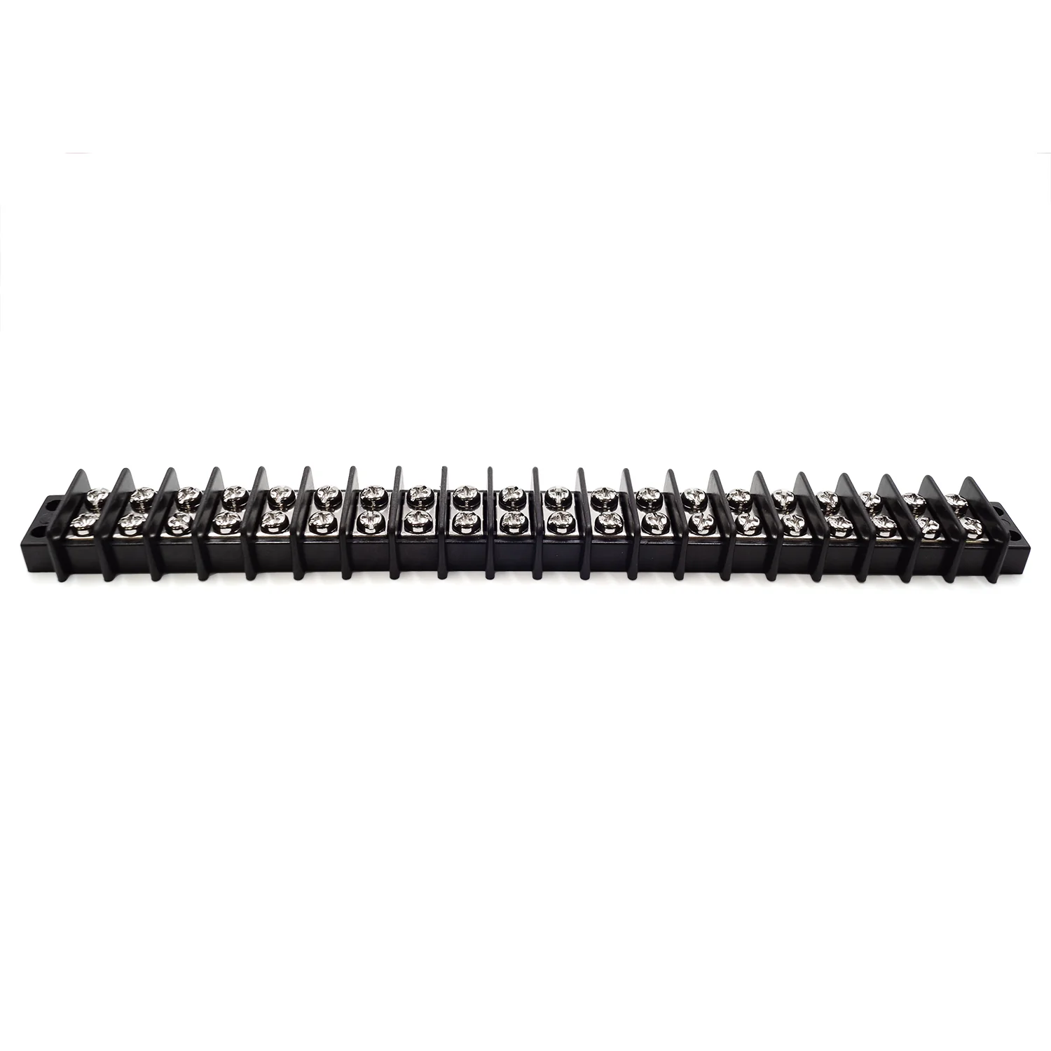 TB18-20P - Barrier Strip Terminal Block, Terminal Strip, 20 Pole, Double Row, 20A, 300V, UL Approved, 1 Piece - Image 2