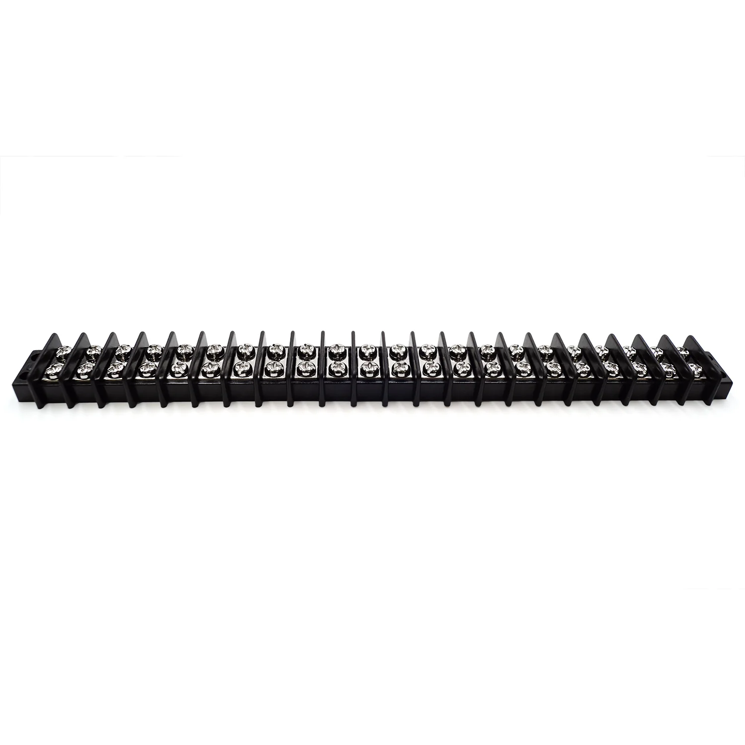 TB18-22P - Barrier Strip Terminal Block, Terminal Strip, 22 Pole, Double Row, 20A, 300V, UL Approved, 1 Piece - Image 2