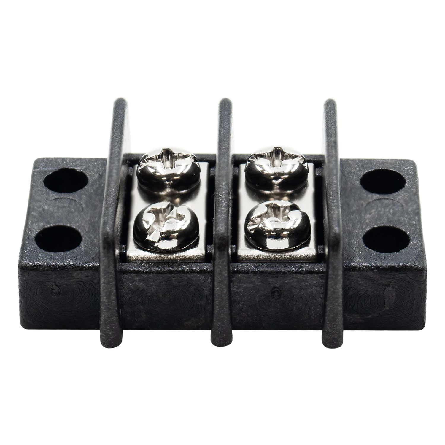 Barrier Strip Terminal Block, Terminal Strip, 2 Pole, Double Row, 20A, 300V, UL Approved - TB18-2P - Image 2