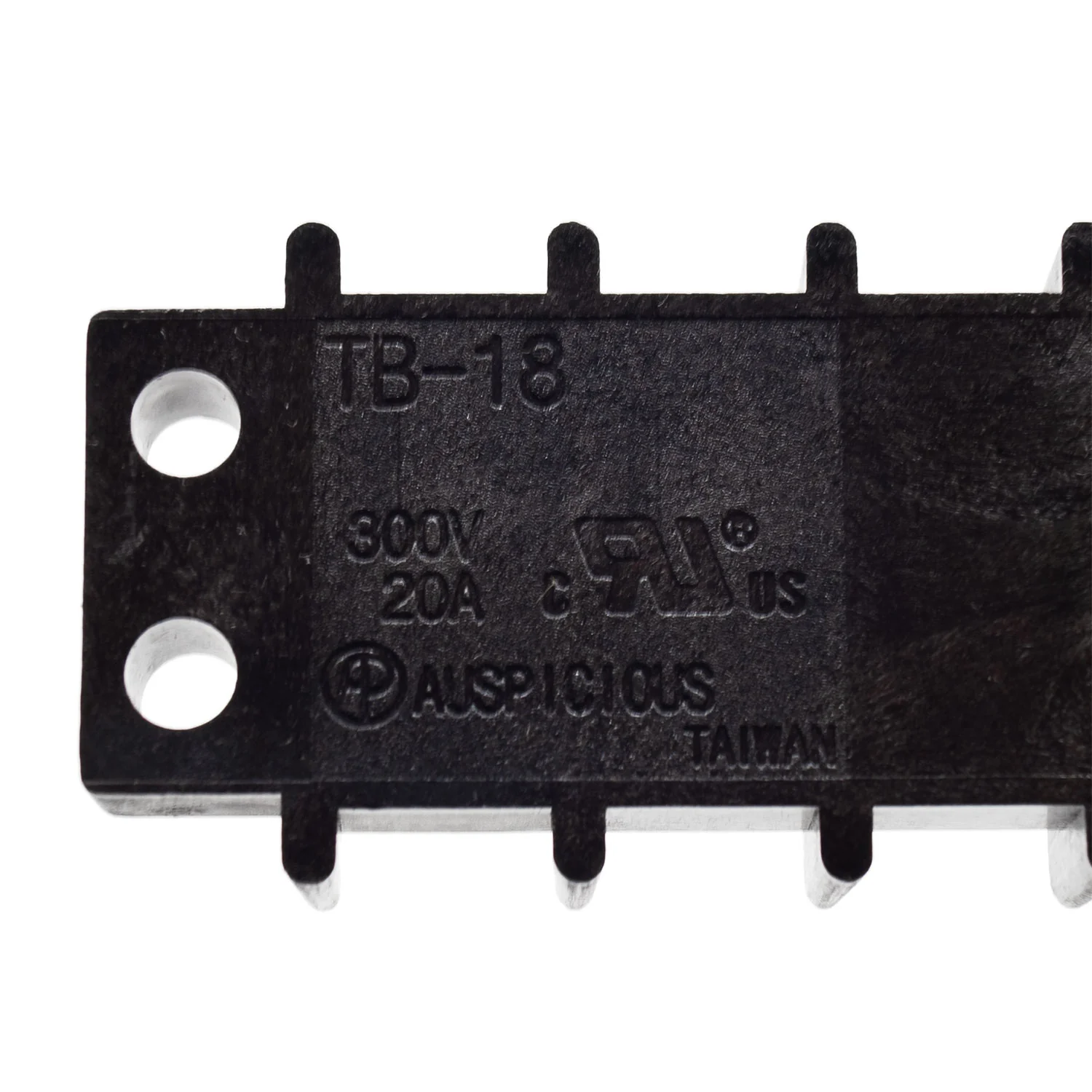 Barrier Strip Terminal Block, Terminal Strip, 5 Pole, Double Row, 20A, 300V, UL Approved - TB18-5P - Image 3