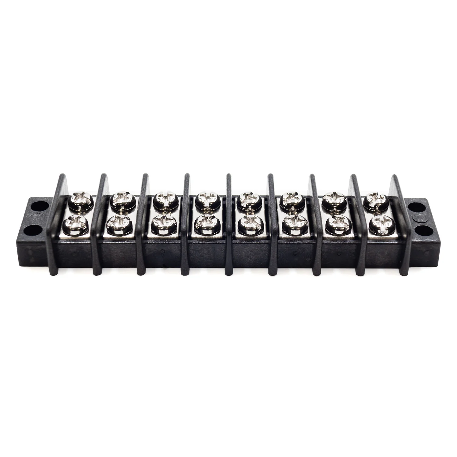 Barrier Strip Terminal Block, Terminal Strip, 8 Pole, Double Row, 20A, 300V, UL Approved - TB18-8P - Image 2