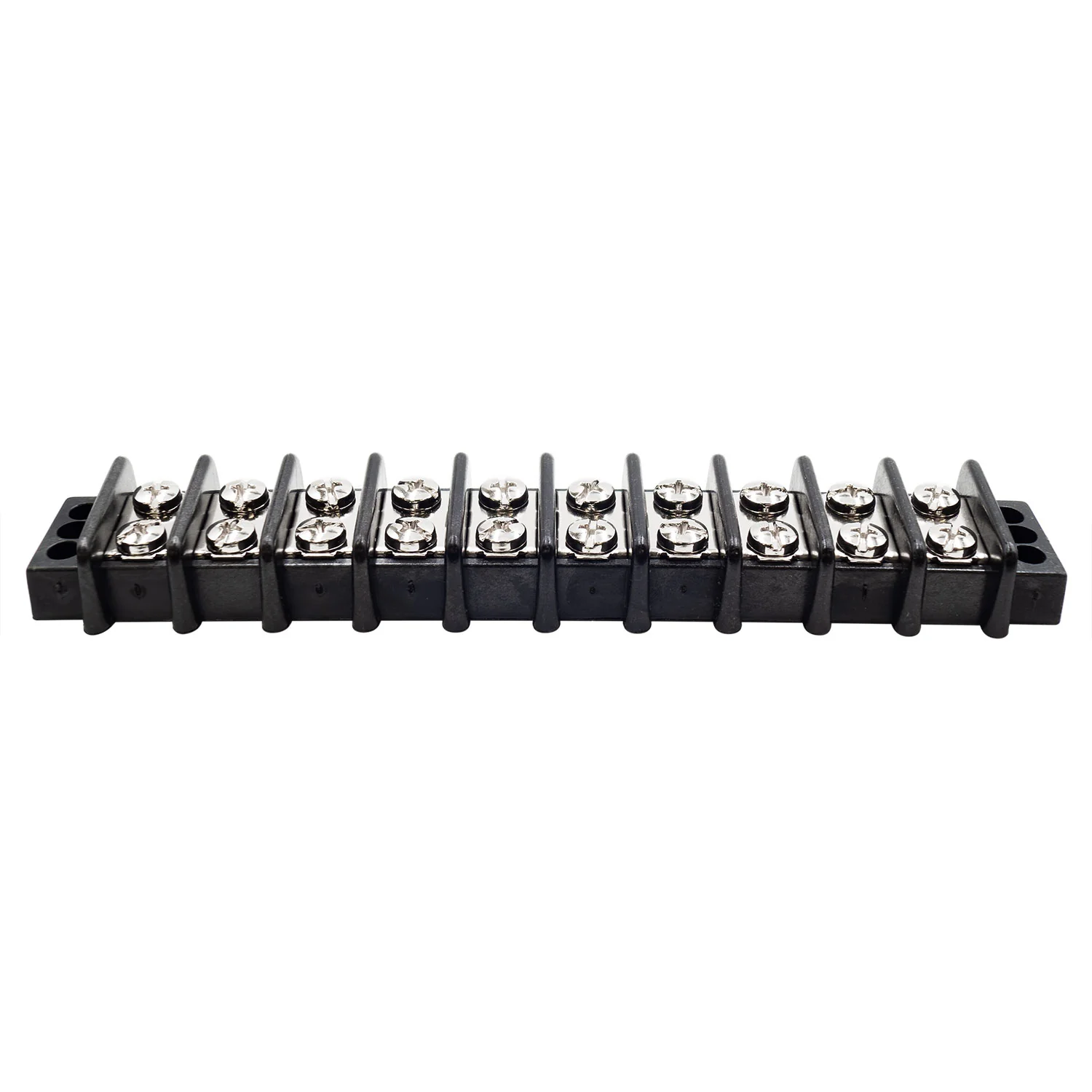 Barrier Strip Terminal Block, Terminal Strip, 10 Pole, Double Row, 30A, 300V, UL Approved - TB21-10P - Image 2