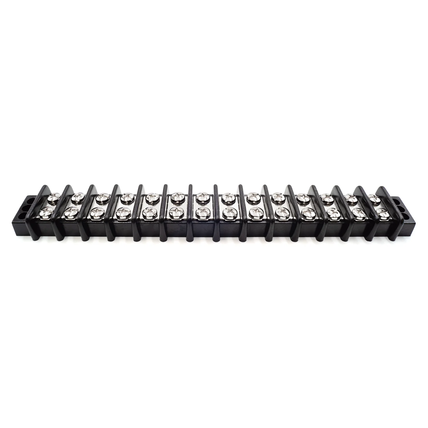 TB21-14P - Barrier Strip Terminal Block, Terminal Strip, 14 Pole, Double Row, 30A, 300V, UL Approved, 1 Piece - Image 2