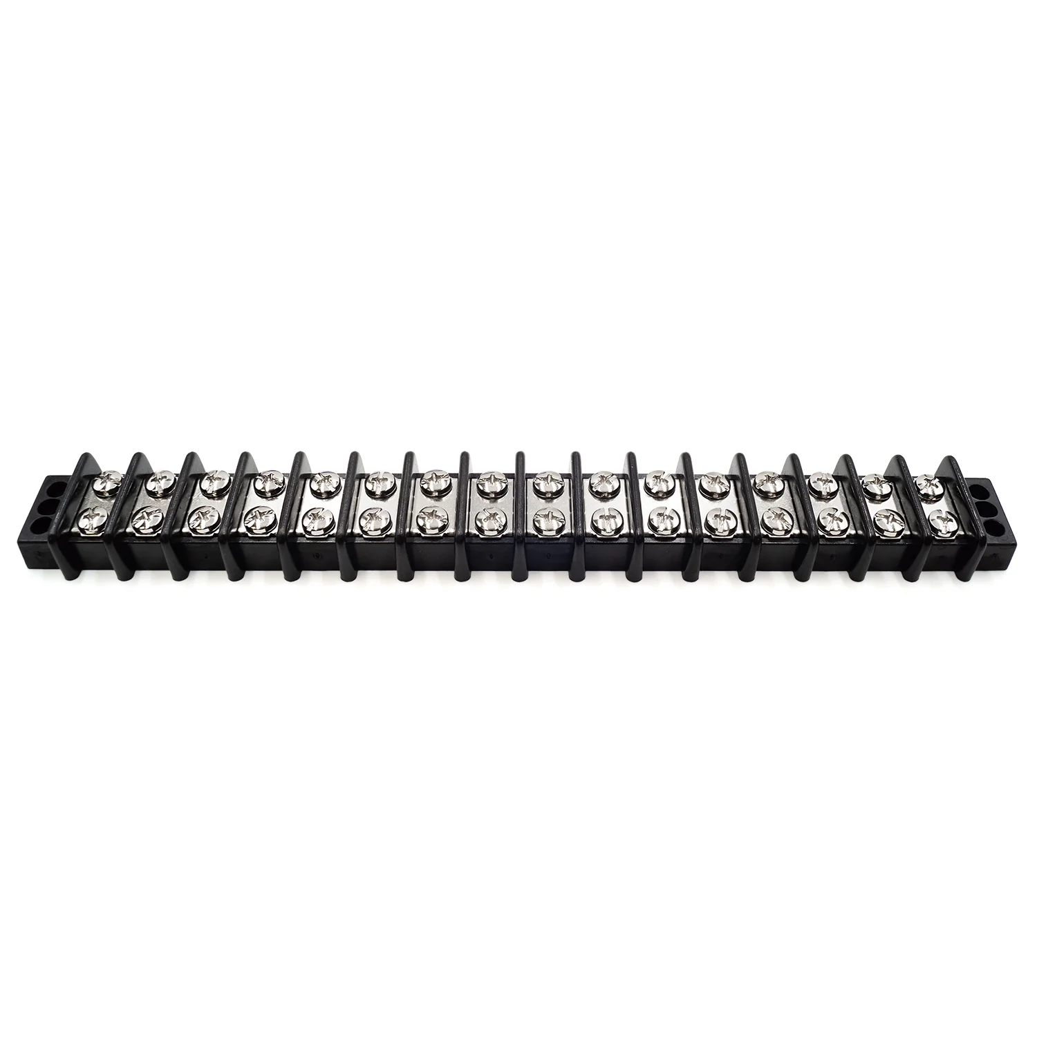 TB21-16P - Barrier Strip Terminal Block, Terminal Strip, 16 Pole, Double Row, 30A, 300V, UL Approved, 1 Piece - Image 2