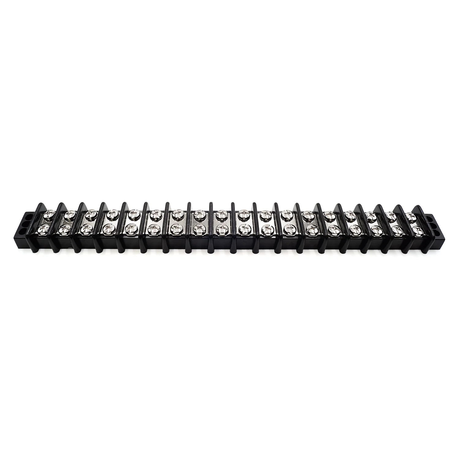 TB21-18P - Barrier Strip Terminal Block, Terminal Strip, 18 Pole, Double Row, 30A, 300V, UL Approved, 1 Piece - Image 2