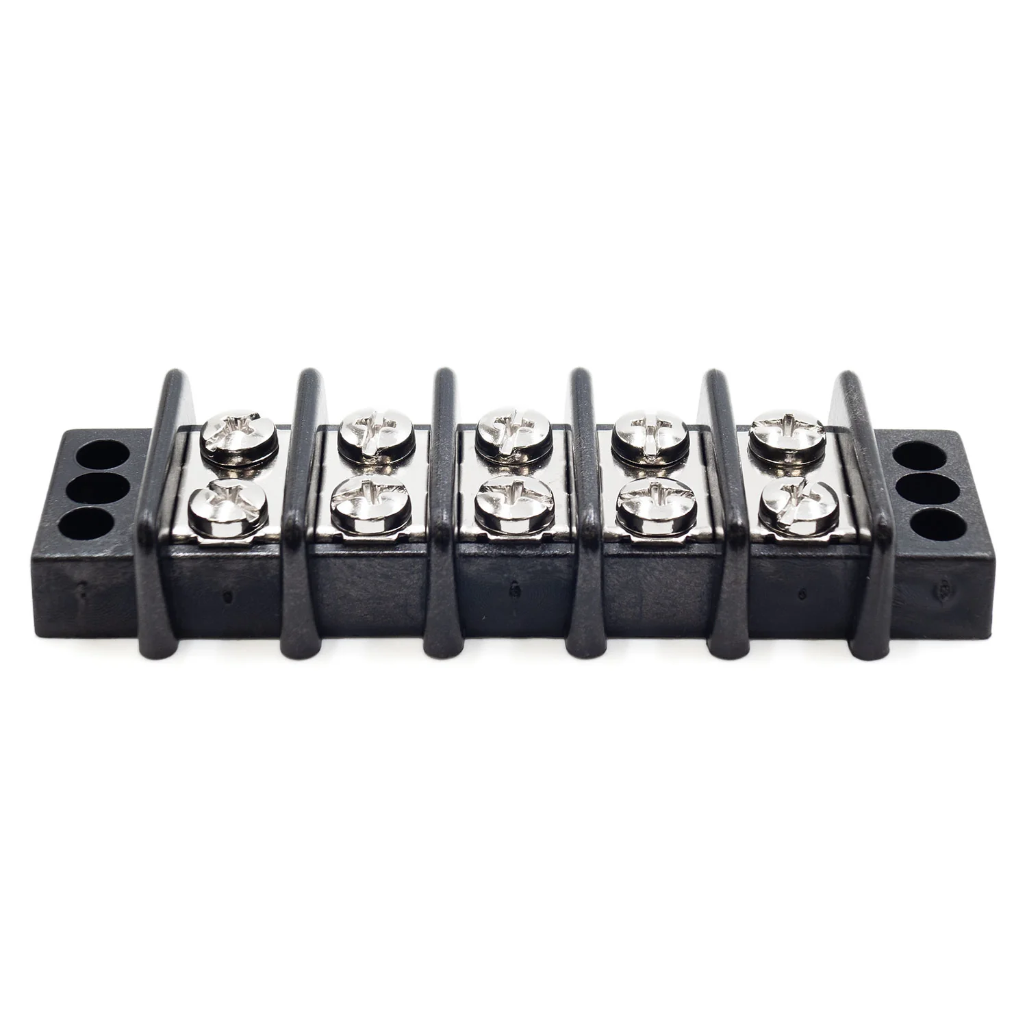Barrier Strip Terminal Block, Terminal Strip, 5 Pole, Double Row, 30A, 300V, UL Approved - TB21-5P - Image 2