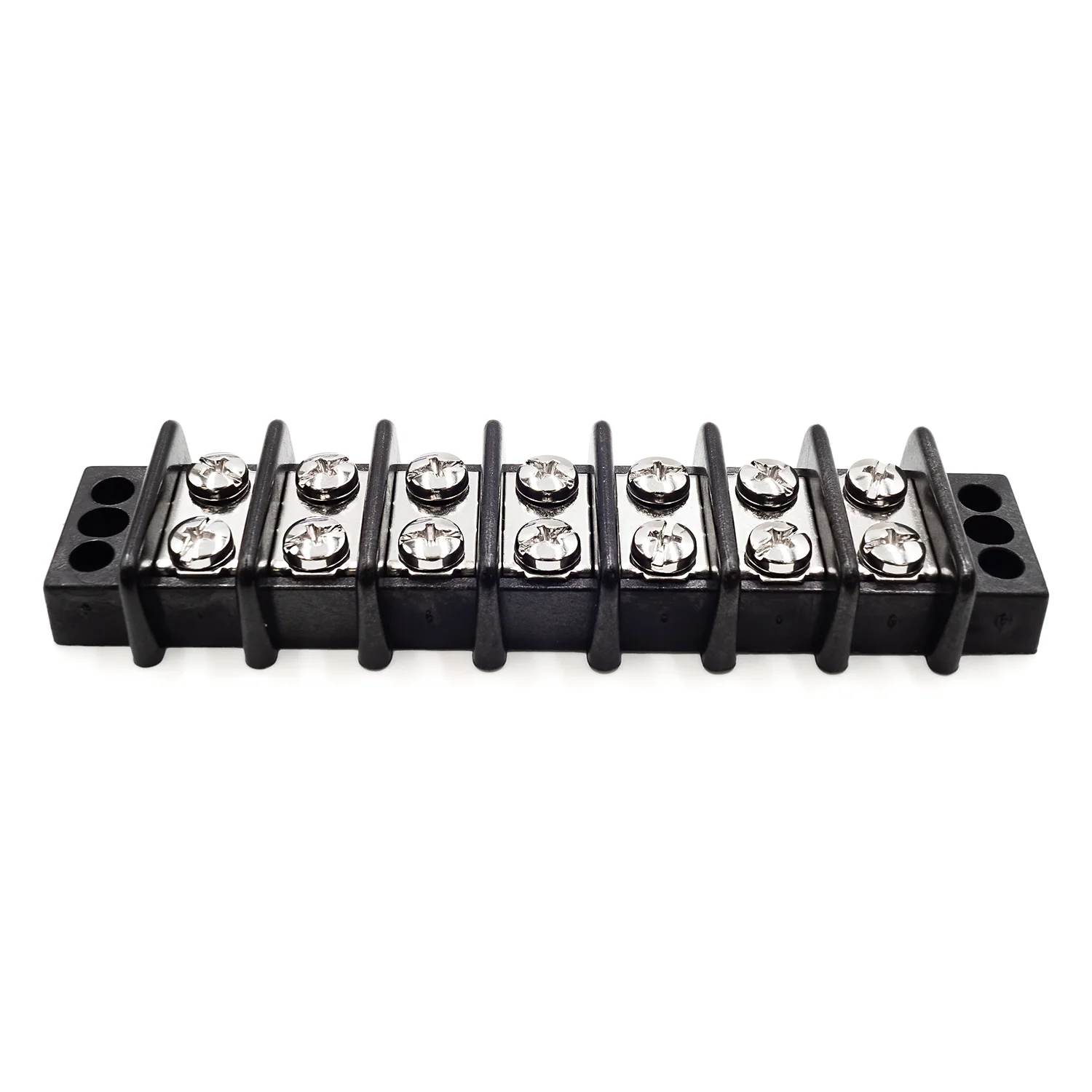 TB21-7P - Barrier Strip Terminal Block, Terminal Strip, 7 Pole, Double Row, 30A, 300V, UL Approved, 1 Piece - Image 2