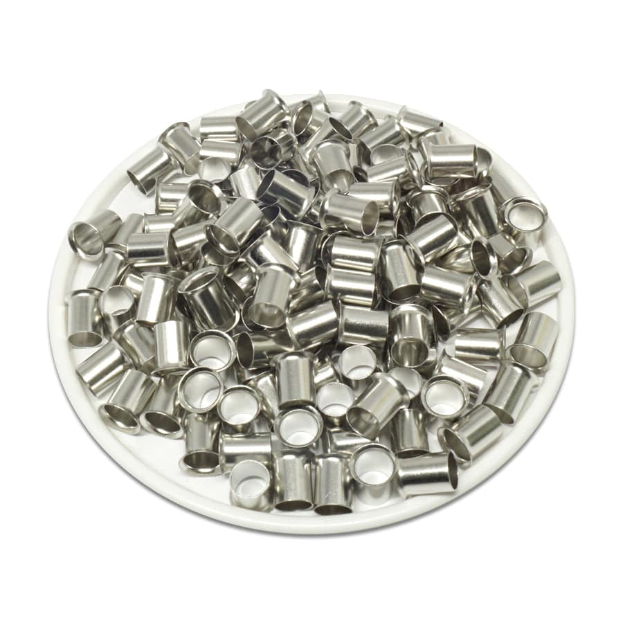 SF133007 - 6 AWG (Small Diameter) Non Insulated Wire Ferrules, 7mm Pin, 250 Pieces