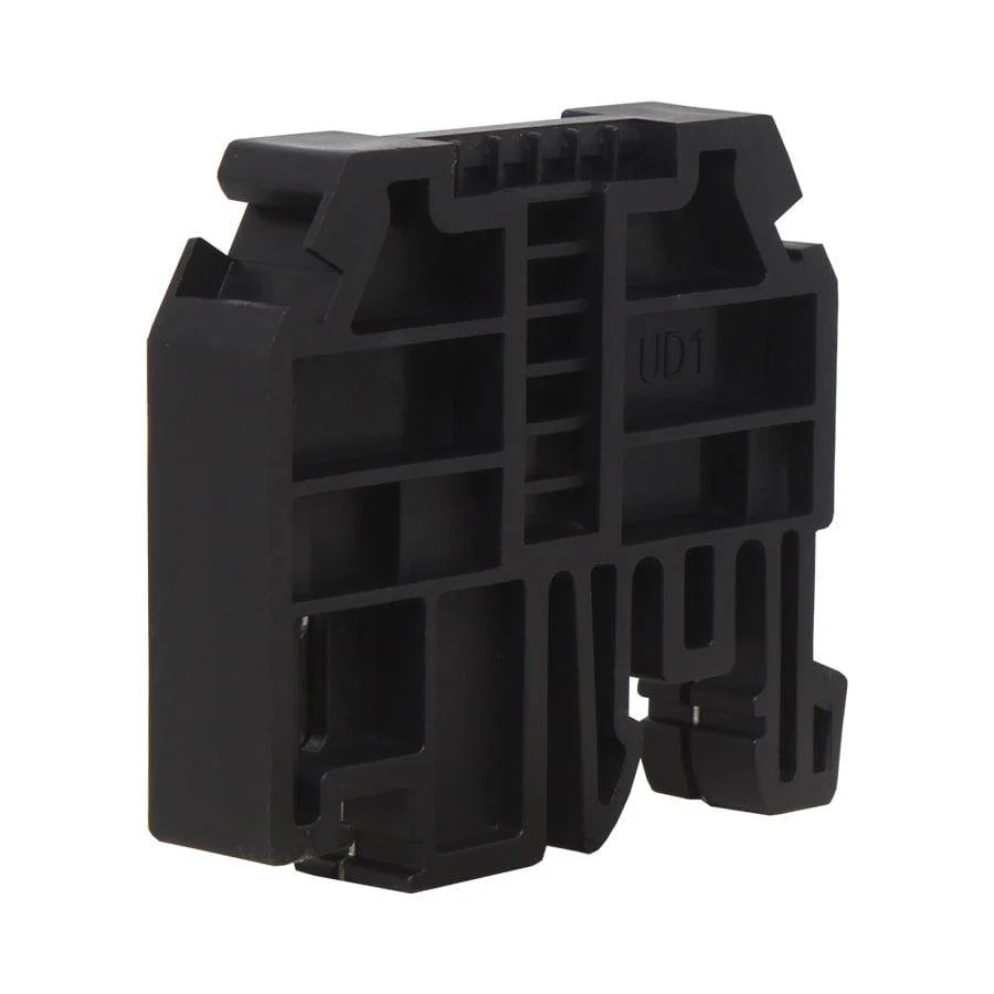 UD1(BK) - Snap-On End Clamp, Black, 1 Piece