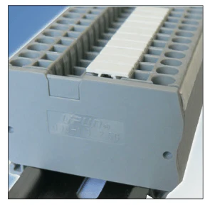 UJ5-1.5-2.5G - End Cover for Spring Cage Terminal Block, Gray - Image 2