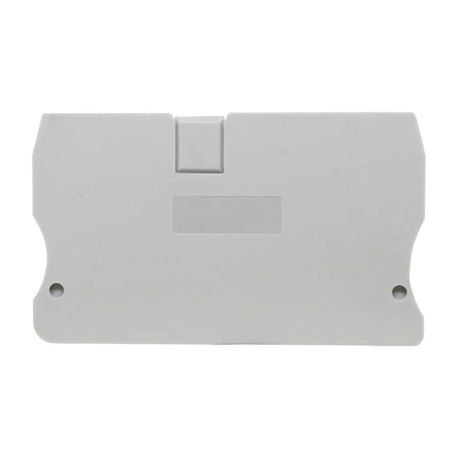 UJ5-4/2X2G - End Cover for Spring Cage Terminal Block, Gray