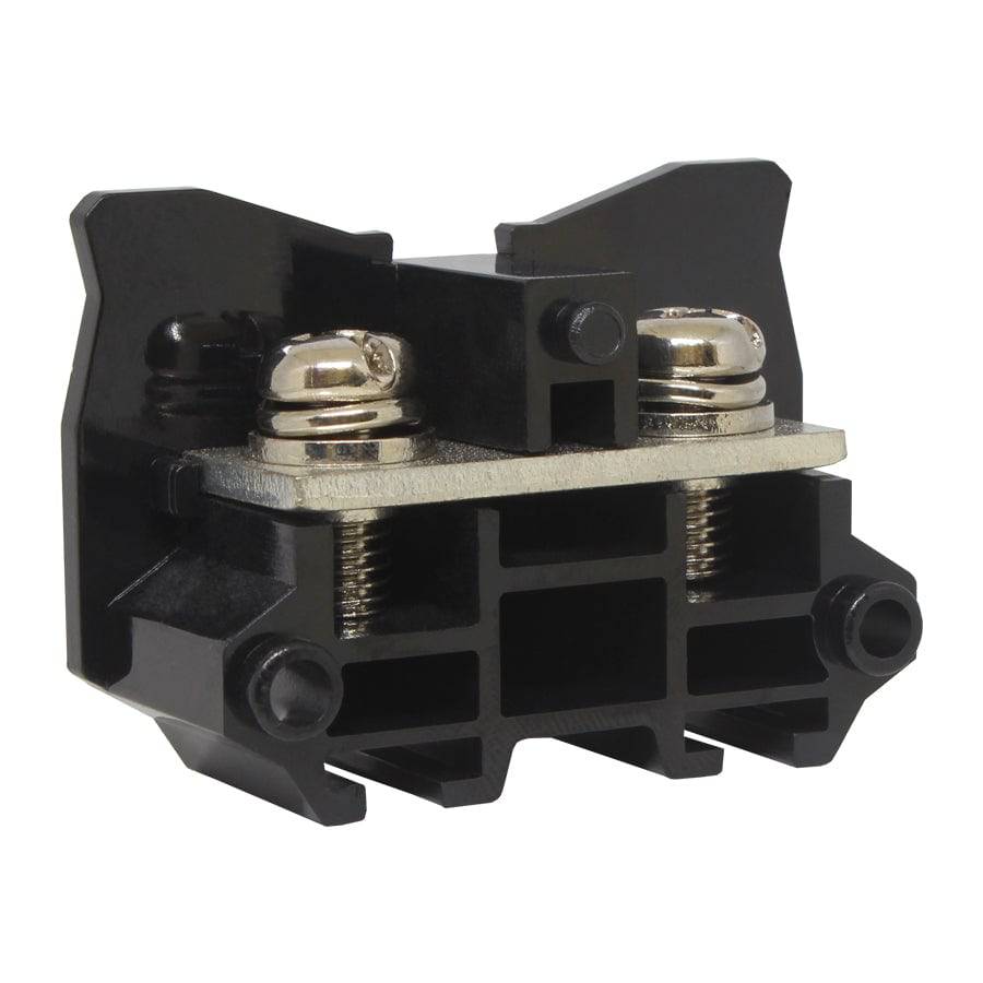 UTD-63 - 10 - 4 AWG, Barrier Screw Terminal Block, 660v, UL Approved, Black