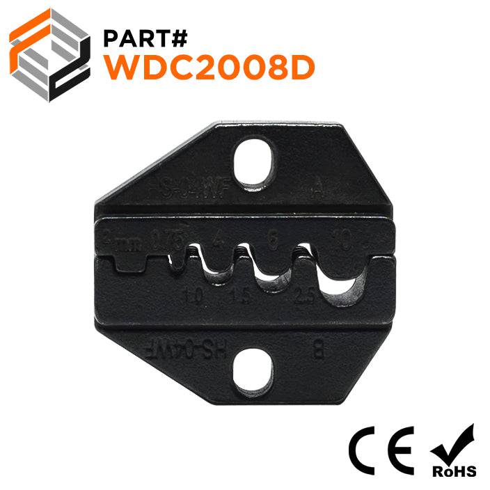 WDC2008D - 20 to 8 AWG Wire Ferrules Crimping Die Set, C-Shape, 1 Piece