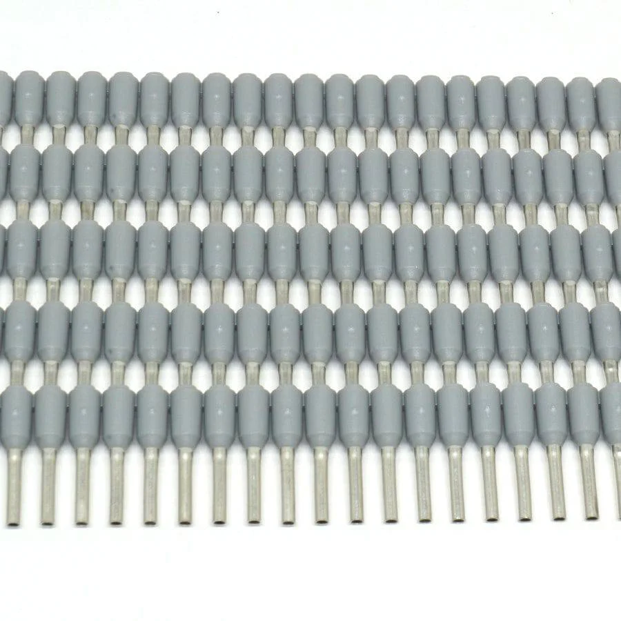 SD07508 - 18 & 20 AWG Strips of Insulated Wire Ferrules, 8mm Pin, Gray, 500 Pieces - Image 2