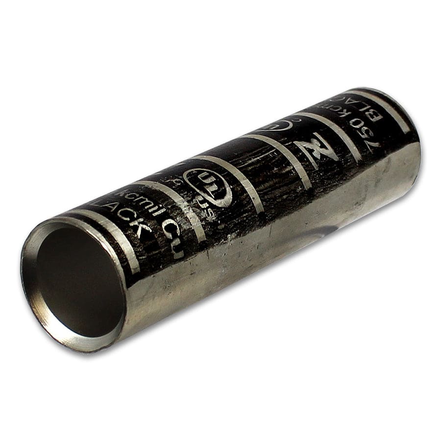 ZCC-34 - 750 MCM Copper Compression Splice Connectors, Long Barrel, Black, 1 Piece